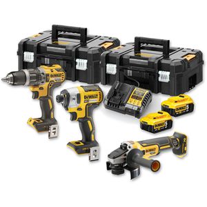 Produktbild für Combo-Kit DeWalt DCK384P2T-QW, 18V Akku