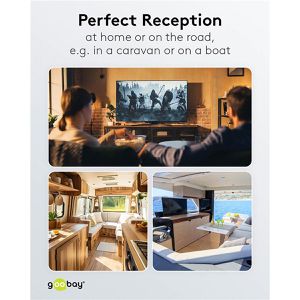 Produktbild für Zimmerantenne Goobay 67090 passiv