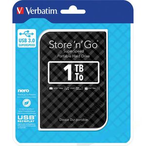 Produktbild für Festplatte Verbatim Store n Go Portable, 53194