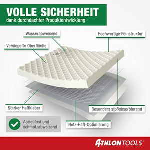 Produktbild für Wandschutz ATHLON-TOOLS FlexProtect, weiß