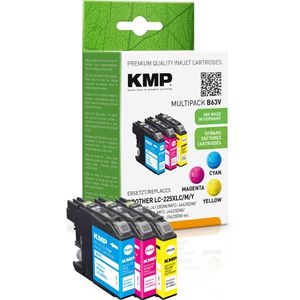 Produktbild für Tinte KMP B63V für Brother LC-225XL Value Pack