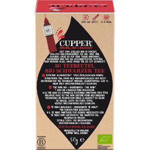 Produktbild für Tee Cupper English Breakfast, Schwarzer Tee, BIO