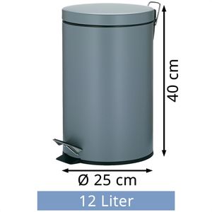 Produktbild für Mülleimer Kela Malta, 10933, hellgrau