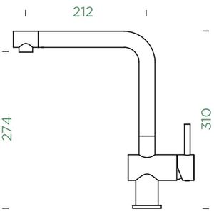 Produktbild für Küchenarmatur SCHOCK Epos 540000GCR, Chrom