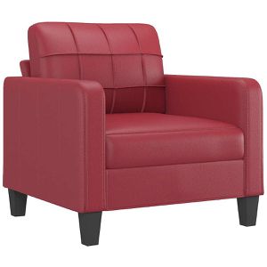 Produktbild für Loungesessel vidaXL 359110, weinrot