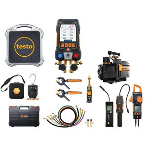 Produktbild für Monteurhilfe Testo 0564 1070, 558s Wärmepumpen-Set L, digital