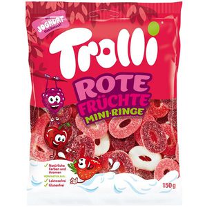 Fruchtgummis Trolli Rote Früchte Mini Ringe