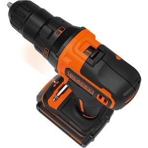 Produktbild für Akku-Bohrschrauber Black+Decker BDCDC18K-QW