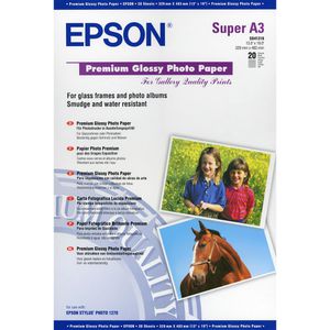 Produktbild für Fotopapier Epson S041316 Glossy, für Inkjet, A3+