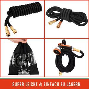 Produktbild für Gartenschlauch Gardebruk 109316, flexibel