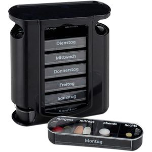 Tablettenbox Relaxdays 7 Tage