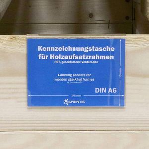 Produktbild für Kennzeichnungstasche Sprintis A6 quer