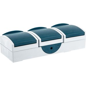 Produktbild für Steckdose Busch-Jaeger Ocean 2300/3 EW-53, IP44, Aufputz