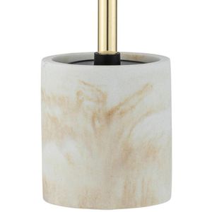 Produktbild für WC-Bürste Wenko Odos, weiß-gold