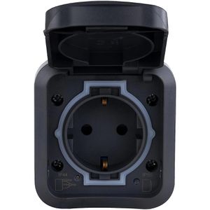 Produktbild für Steckdose REV-Ritter AquaStorm, IP55, Aufputz