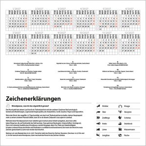 Produktbild für Mondkalender Korsch 225727, Der große Mondplaner, Jahr 2027