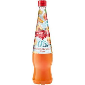 Produktbild für Sirup Mautner Pfirsich-Maracuja 0%, zuckerfrei