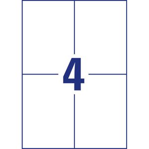 Produktbild für Folienetiketten Zweckform L4719-20, weiß matt