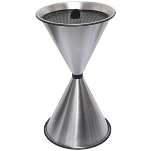 Aschenbecher SZ-Metall Diabola, 29718, silber, Outdoor