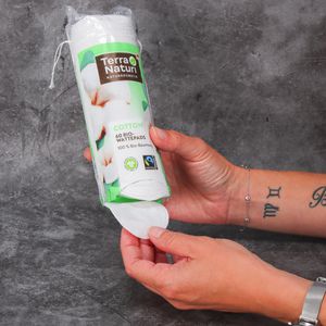 Produktbild für Wattepads Terra-Naturi COTTON Bio-Wattepads, rund