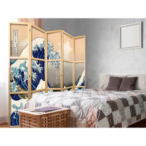 Produktbild für Paravent Artgeist Wave in Kanagawa II innen 5-tlg.