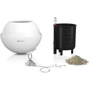 Produktbild für Blumenampel Lechuza BOLA Color 23 weiß