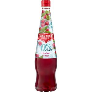 Produktbild für Sirup Mautner Himbeere 0%, zuckerfrei