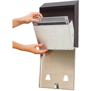 Produktbild für Aschenbecher Rubbermaid Smokers Station, silber, für Outdoor