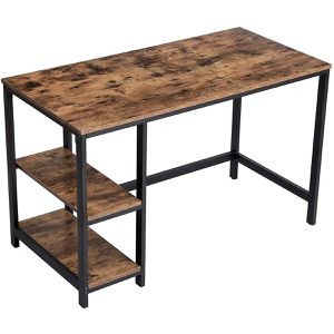 Schreibtisch Vasagle LWD47X, braun / schwarz
