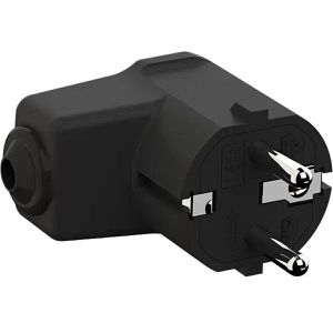 Produktbild für Schutzkontaktstecker Bachmann 960.102, 16 A / 230 V, schwarz
