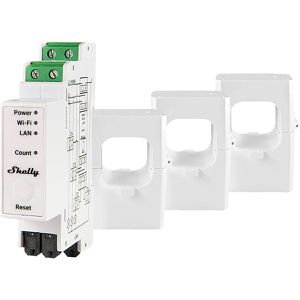 Stromzähler Shelly Pro 3 EM 400A, WLAN, digital