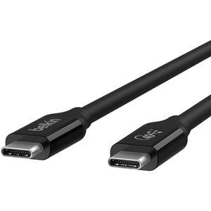 Produktbild für Ladekabel Belkin Connect USB4, schwarz, 0.8m