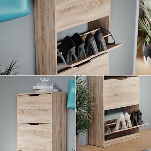 Produktbild für Schuhschrank Vicco Luca, sonoma eiche