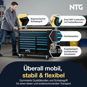Produktbild für Werkzeugwagen NTG WZW.7471, bestückt