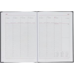 Produktbild für Buchkalender Herlitz 400207865, Sidney schwarz, Jahr 2027