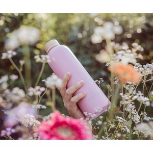 Produktbild für Thermosflasche waterdrop Steel, Pink, Edelstahl