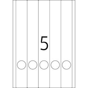Produktbild für Rückenschilder Herma 4830, Inkjet, weiß