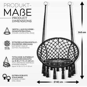 Produktbild für Hängesessel tillvex TVHS01, bis 200 kg, Indoor