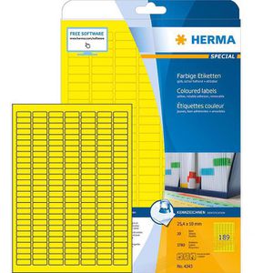 Universaletiketten Herma 4243 Special, gelb