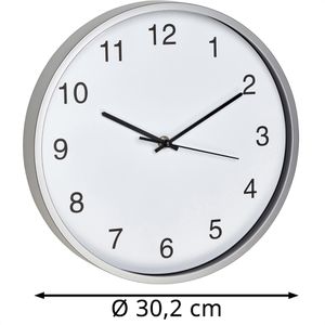 Produktbild für Wanduhr TFA 60.3019, Kunststoff, analog, Quarzuhr