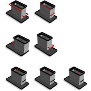 Produktbild für Spülbecken-Organizer Metaltex Tidytex Inox 297430000