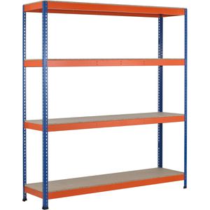 Produktbild für Weitspannregal Schulte 18318-N, 4 Holzböden