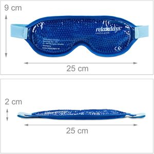 Produktbild für Kühlmaske Relaxdays Augenmaske