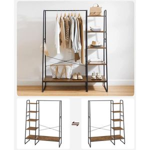 Produktbild für Garderobenständer Vasagle RGR116B01, schwarz