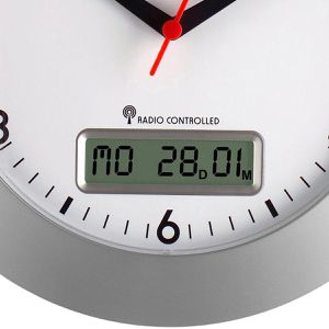 Produktbild für Wanduhr TFA 98.1092, Kunststoff, analog, Funkuhr
