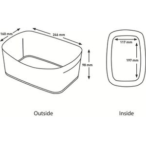 Produktbild für Aufbewahrungsbox Leitz MyBox Schale 5257-10-01, 3L