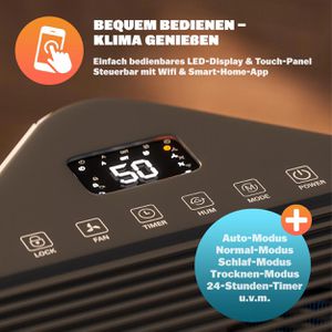 Produktbild für Luftentfeuchter Monzana 109640, elektrisch