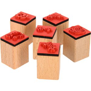 Produktbild für Motivstempel Rico-Design Paper Poetry Natur, aus Holz