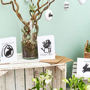 Produktbild für Osterkarten Papierdrachen 060-026-007, sortiert