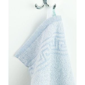 Produktbild für Waschlappen Zollner Tebe Set, blau, 30 x 30 cm